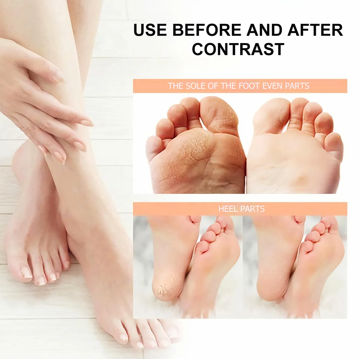 Râpe à pied à poignée ergonomique, 2 pièces, lime pour l'élimination des callosités et des peaux mortes, exfoliant à semelle lisse, fournitures de pédicure