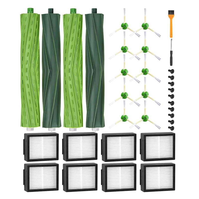 

Compatible Parts For Irobot Roomba E/I/J Series, I7 I7+ I3 I3+ I4 I4+ J7 J7+ E5 E6 Vacuum Cleaner, Brush Replacement Accessories