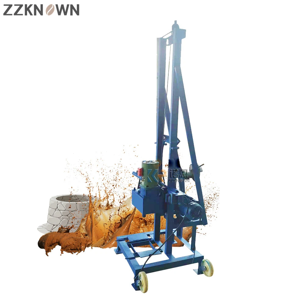 Electric Water Well Drilling Machines Crawler Circulation Drilling Rig Equipment Borehole Machine Foldable