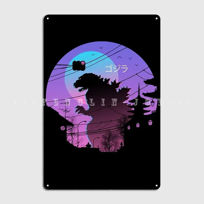 Night Walker Metal Sign Garage Club Custom Wall Pub Mural Painting Tin Sign Posters