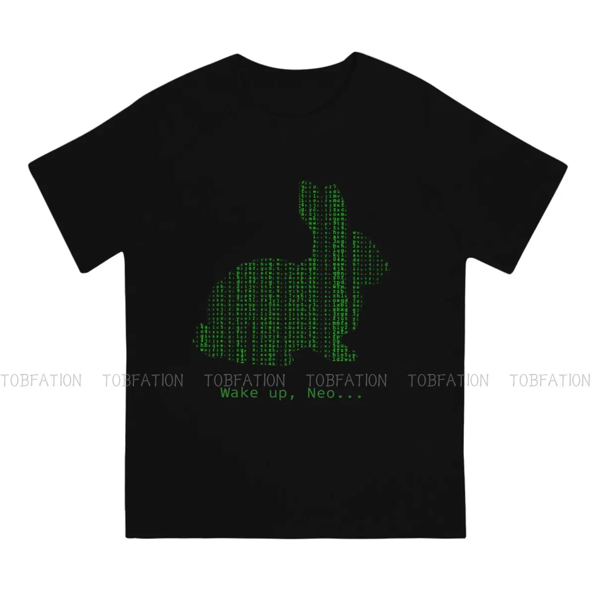 The Matrix Neo Film Wake Up Neo Tshirt Black for Men S-6XL T Shirt Graphic Men's Tops Tee
