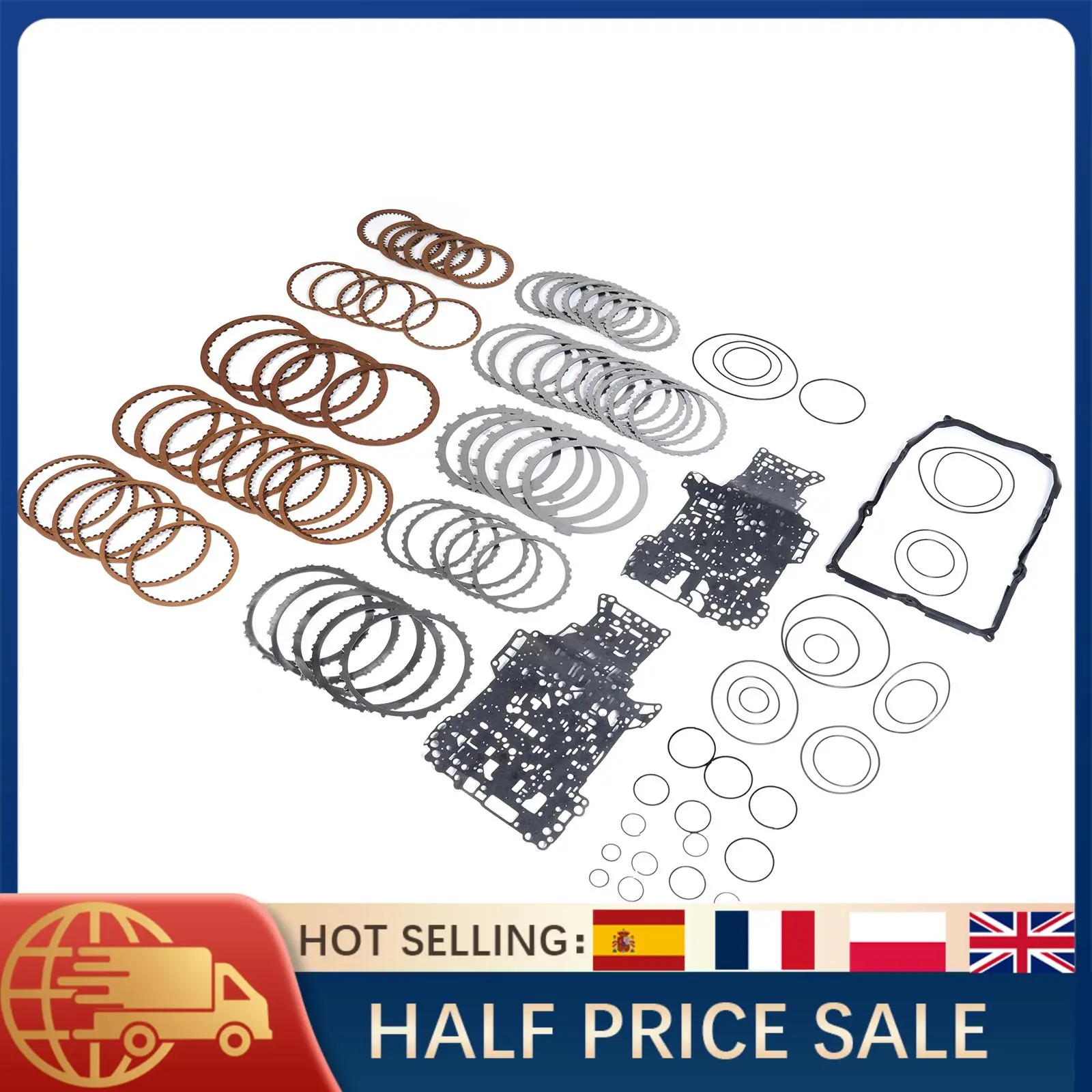 

Комплект для ремонта Master Rebuild, ремонт коробки передач B208820A B208880A W208881A с кольцами, уплотнениями, прокладками, диска сцепления, пластик, резина, сталь