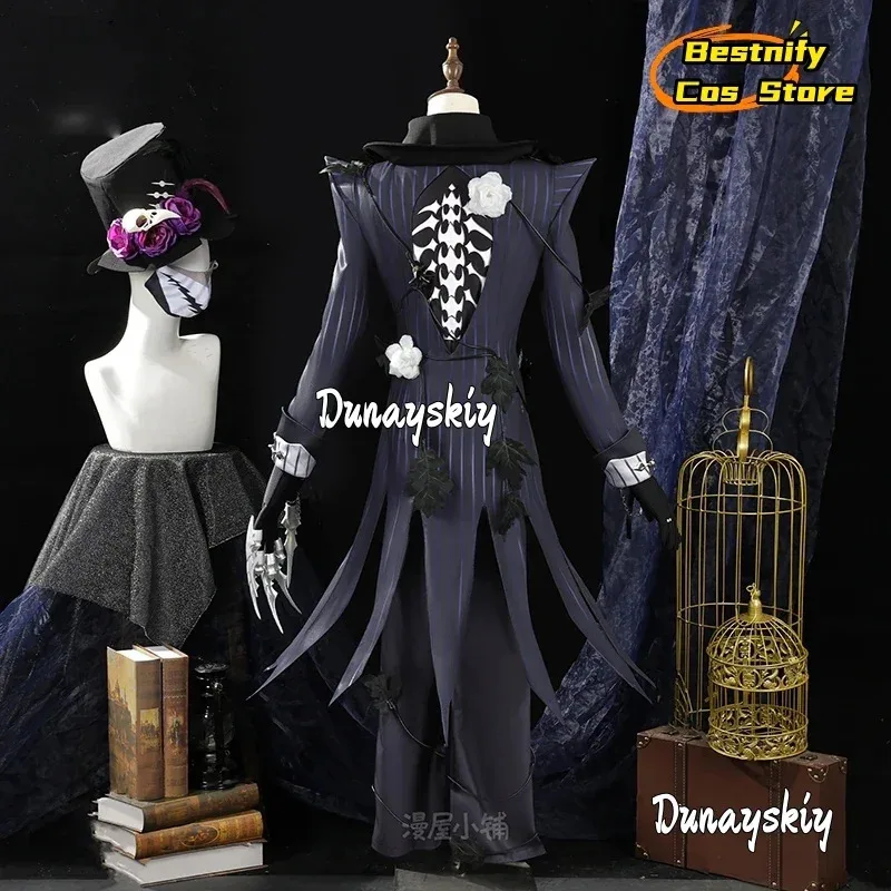 زي تنكري لعبة الهوية VJack زي الفنان الممزق زي القرون الوسطى القوطي زي أنيمي RipperUgu شعر مستعار للعب الأدوار دعامة الأحذية