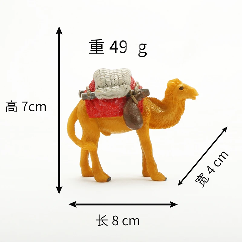 Mini Simulation Camel Simulation Animal Miniature Potted Resin Bonsai Model Micro Landscape Flowerpot Accessories