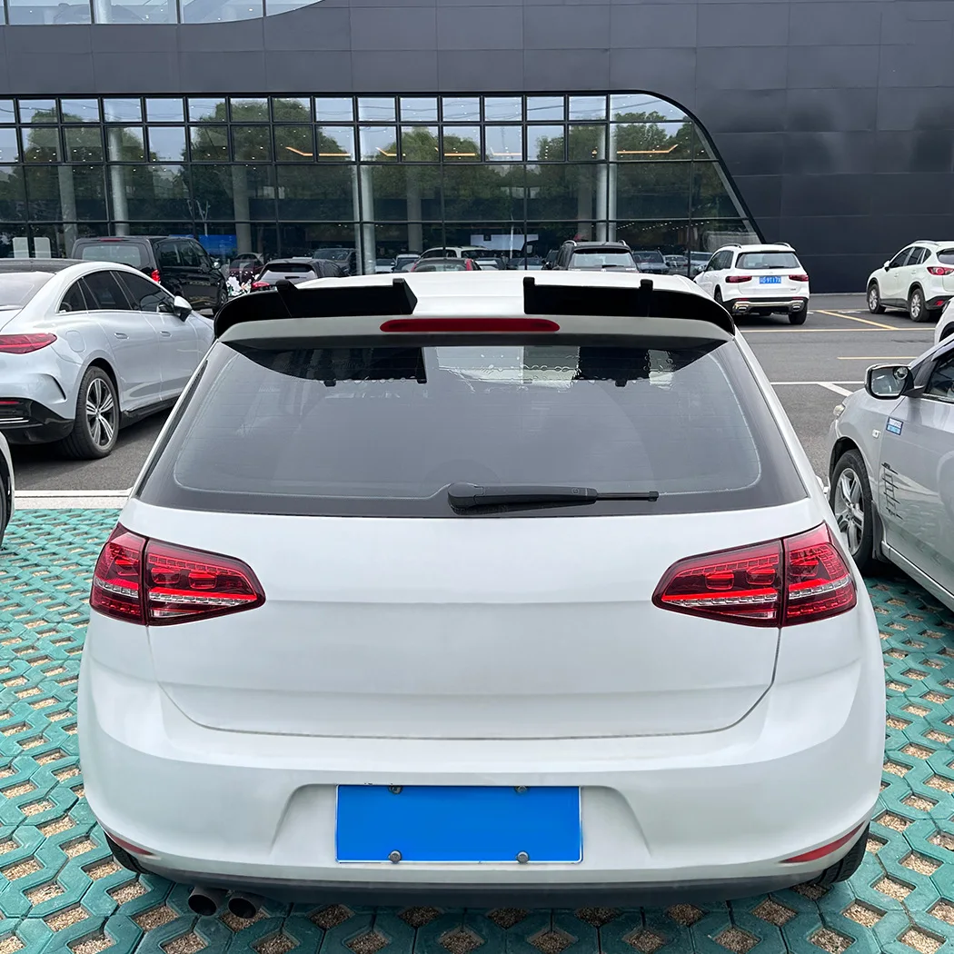 Car Rear Roof Spoiler Wing Rear Trunk Splitter Diffuser Trim For Volkswagen Golf 7 MK7 MK7.5 Standard Edition 2013-2019
