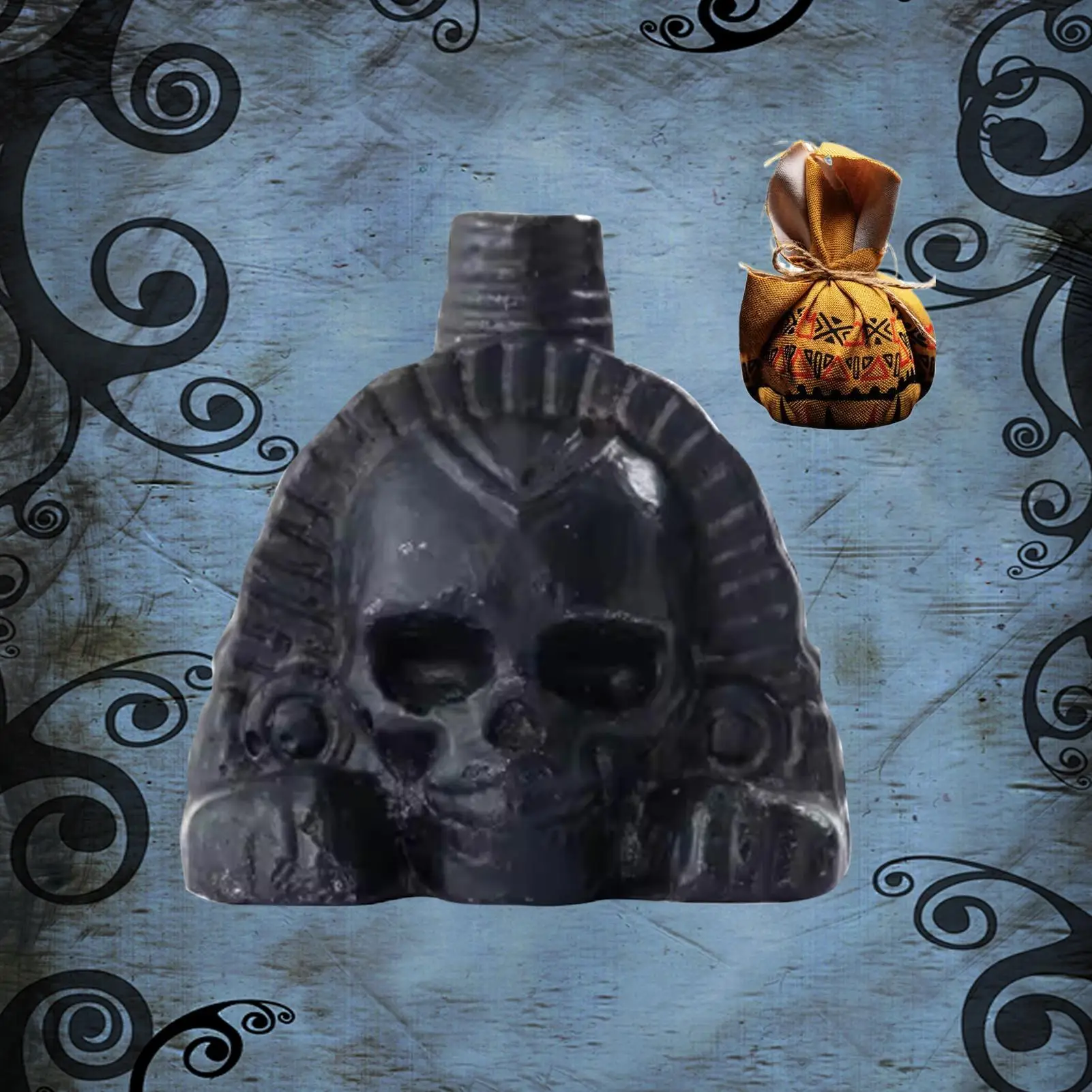 Ghost Whistle Gothic Death Skull Collectible Screaming Skull Whistle for Outdoor Survival Meditation Halloween Party Supplies