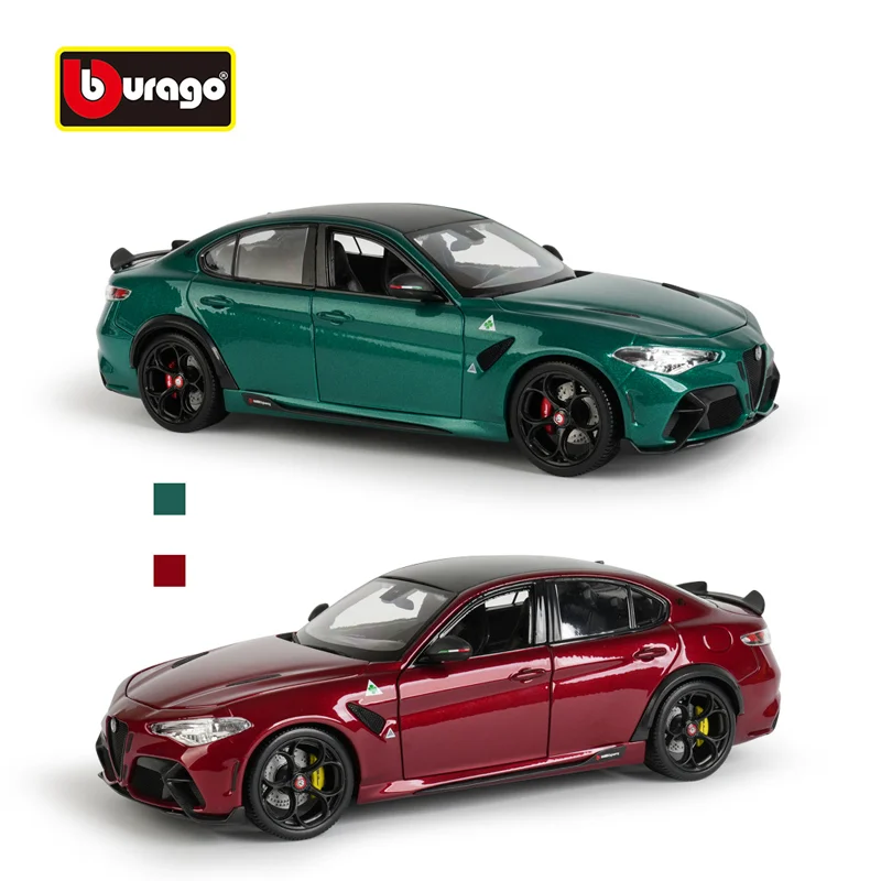 Bburago 1:18 Alfa Romeo Giulia GTA Auto sportiva Simulazione statica Veicoli pressofusi Modello da collezione Auto Giocattoli