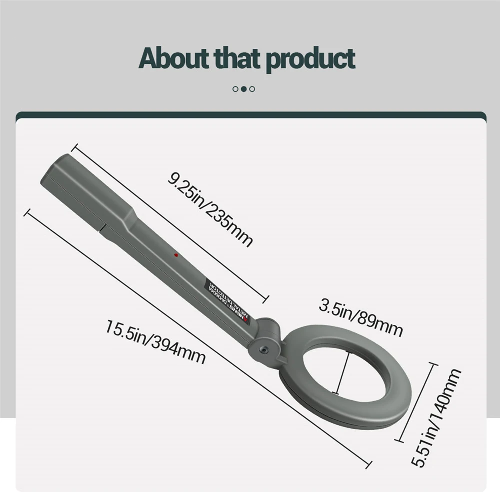 Портативный металлоискатель DM3004A, ручной регулируемый портативный датчик сигнала, Высокочувствительный детектор сигнализации