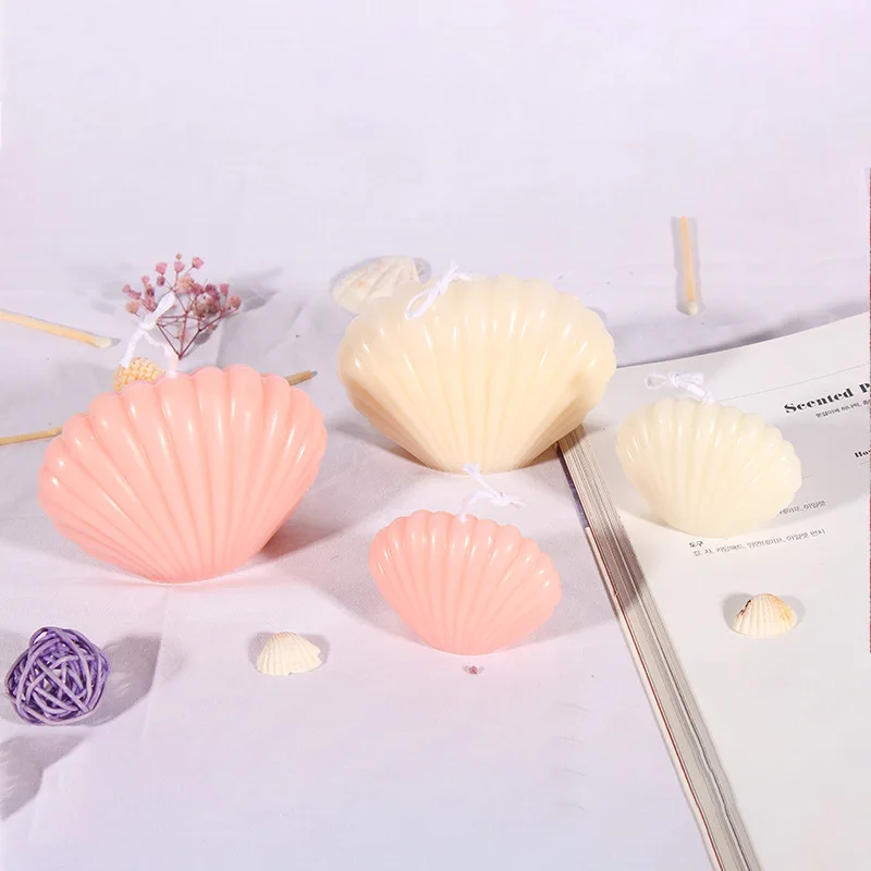 3D Acrylic Shell Scallop Candle Mold DIY high quality easy demoulding Aromatherapy Soap Mould Candle Making Supplies Home Decor