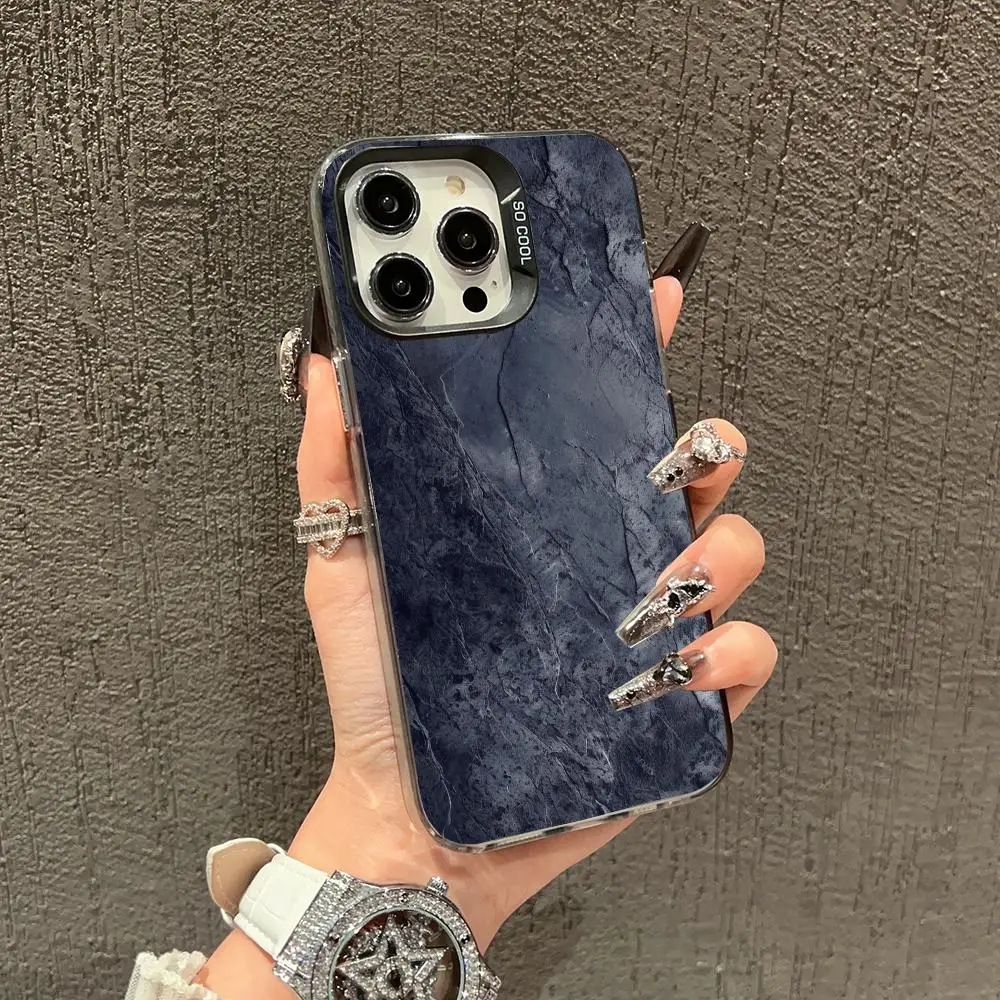 

Wall design case for iPhone17 16 15 14 13 12 11 Pro/ Max/Plus shock-proof rear cover anti-fingerprint