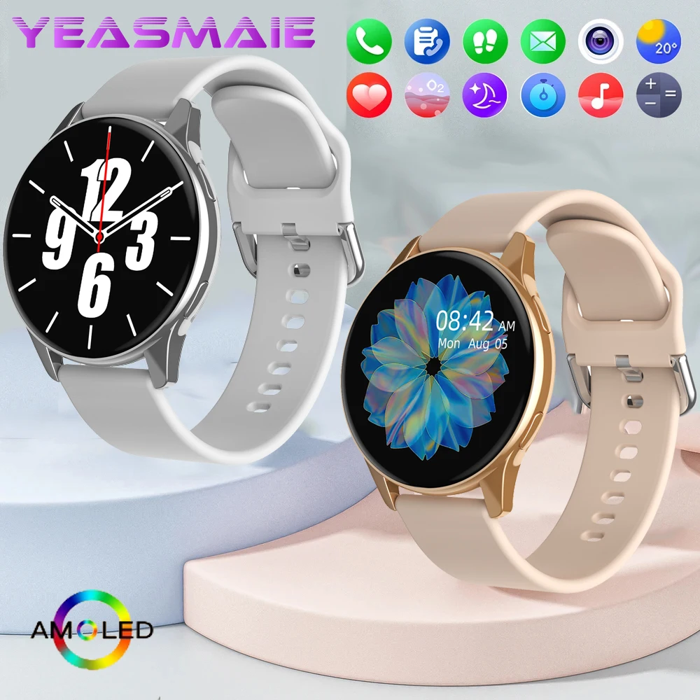 2024 Smartwatch AMOLDE Sleep Monitoring Smart Reminder Bluetooth Call Heart Rate Boold Pressure Monitoring Men Women Smart Watch