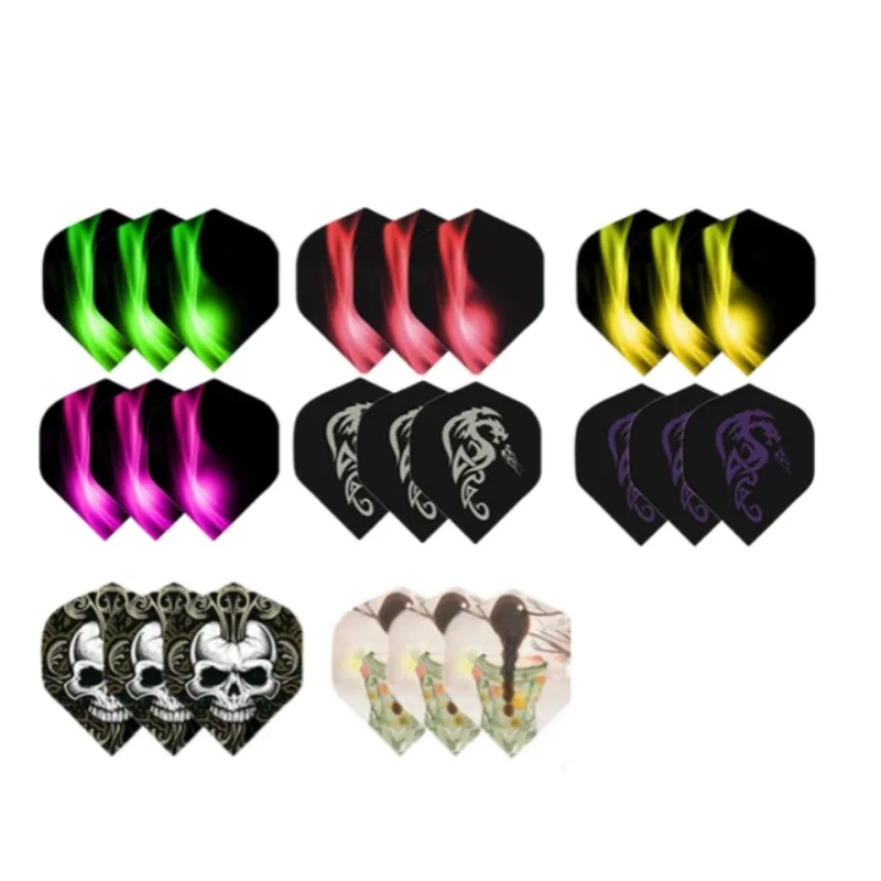 

15 Professional Dart Accessories Standard Dart Flights Dart Accessories High-Quality Dart Fins Available in 11 Styles