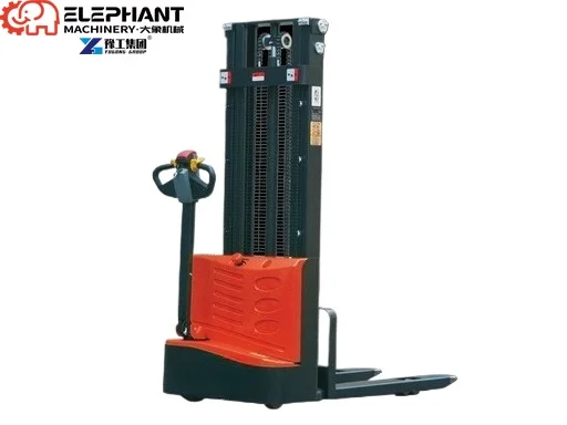 2 Ton Semi Electric Stacker Light Duty Compact Design Factory Pallet Stacker