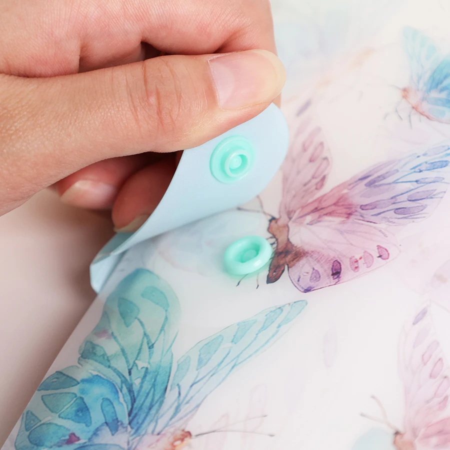 120-Fächer-Organizer für Nagelsticker, Album, Aufbewahrungsbuch für sortierte kleine Tattoos, Abziehbilder und Aufkleber – mit transparentem Deckel – Detail 3