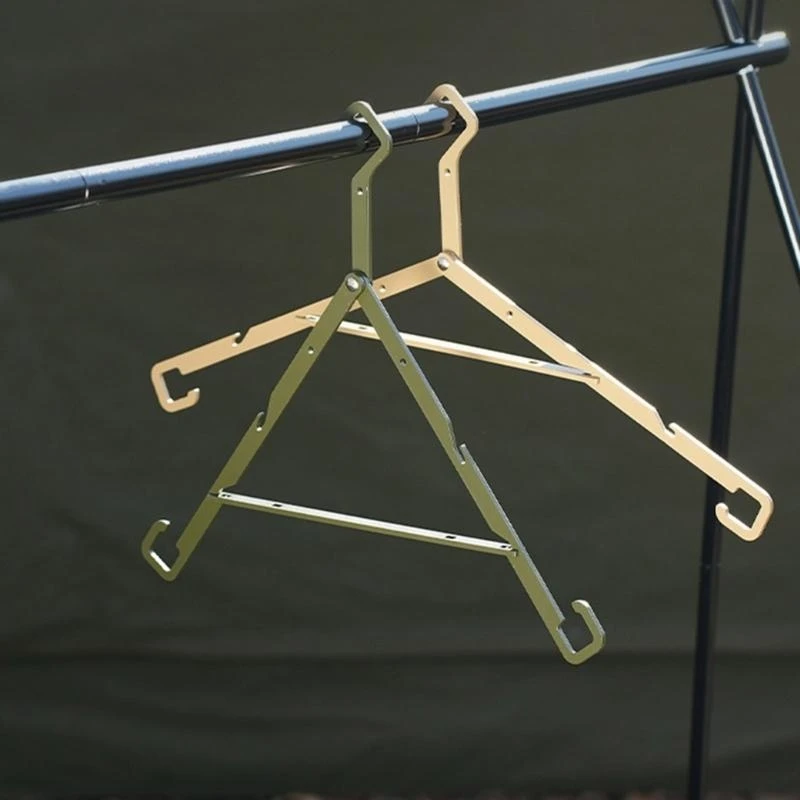 K0EF 2pcs Compacts Travel Friendly Clothes Hangers High Strengths Portables Hangers