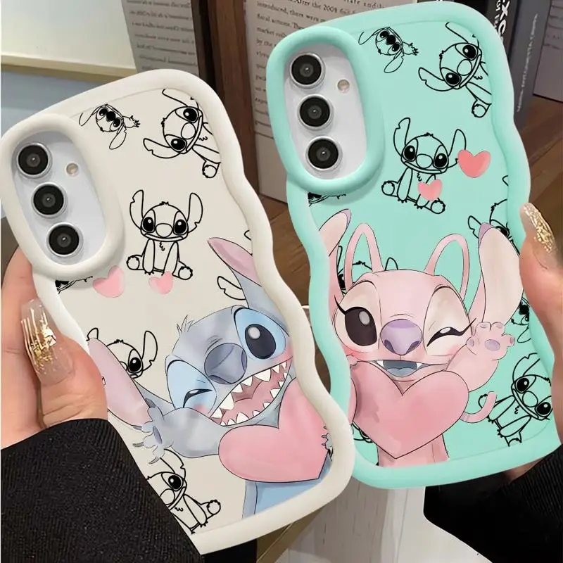 Disney Angle Stitch Phone Case for Samsung Galaxy A20s A30s A50 A50s A02s A03 Core A04e A05s A11 A12 A13 A14 A15 A21s A51 4G 5G