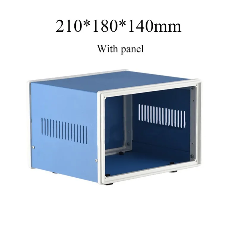 210x180x140mm Diy Electronic Junction Box Waterproof Outdoor Instrument Case Enclosure Boxes Blue Electrical Project Box House