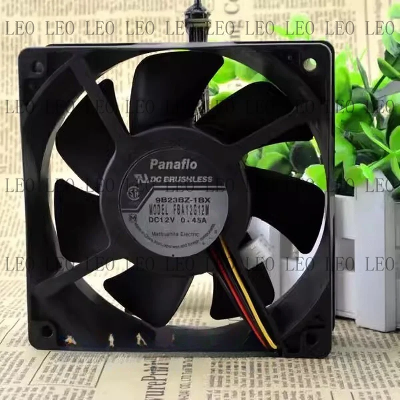 MY For Panaflo FBA12G12M 12038 DC12V 0.45A 12CM 3-Wire Silent Cooling Fan