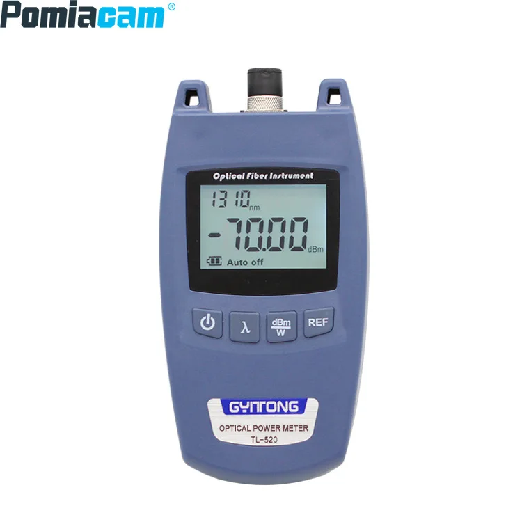 TL-520A/C Optical Power Meter Mini Genuine Optical Fiber Tester Light Attenuation Test Can Be Calibrated Tl520a Telecom Version