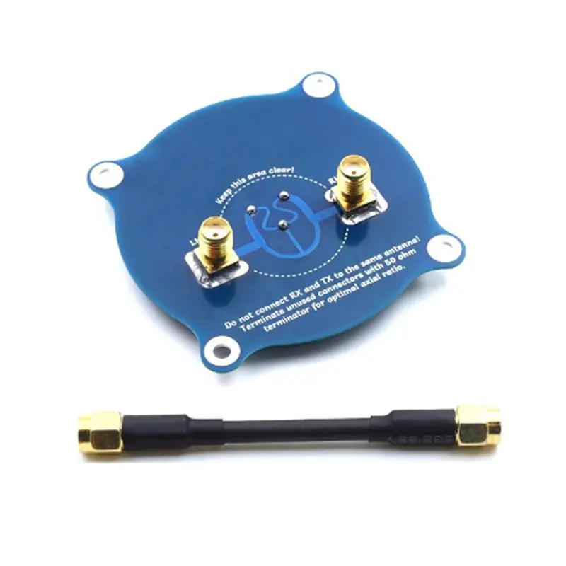 Triple Feed Patch Array Antenna 5.8G 9.4DBI Circular Polarized FPV Antenna For RC Fatshark Skyzone FPV Goggle DIY-AEF7