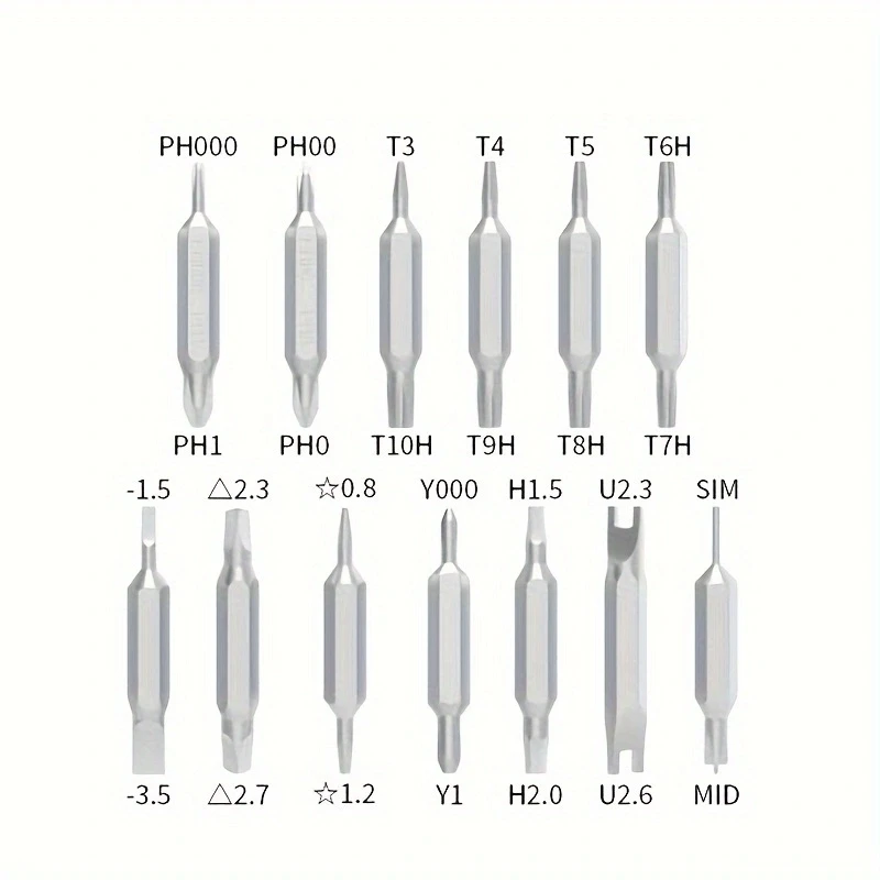 27-In-1 Mini Screwdriver Set,Cr-V Steel Screwdriver Head,Small And Portable,Suitable For Cameras, Watches, Diy,Laptops, Etc.