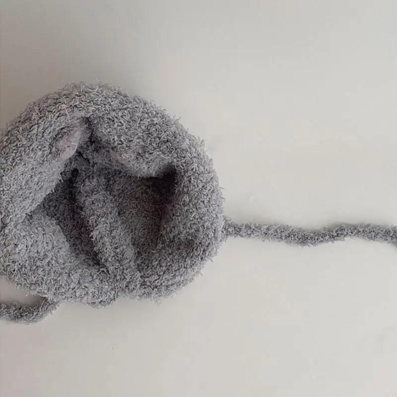 

581f новорожденная детская шляпа кроличьи уши младенца для малышки девочка девочка малыш шляпа младенца шапочка легкая детская