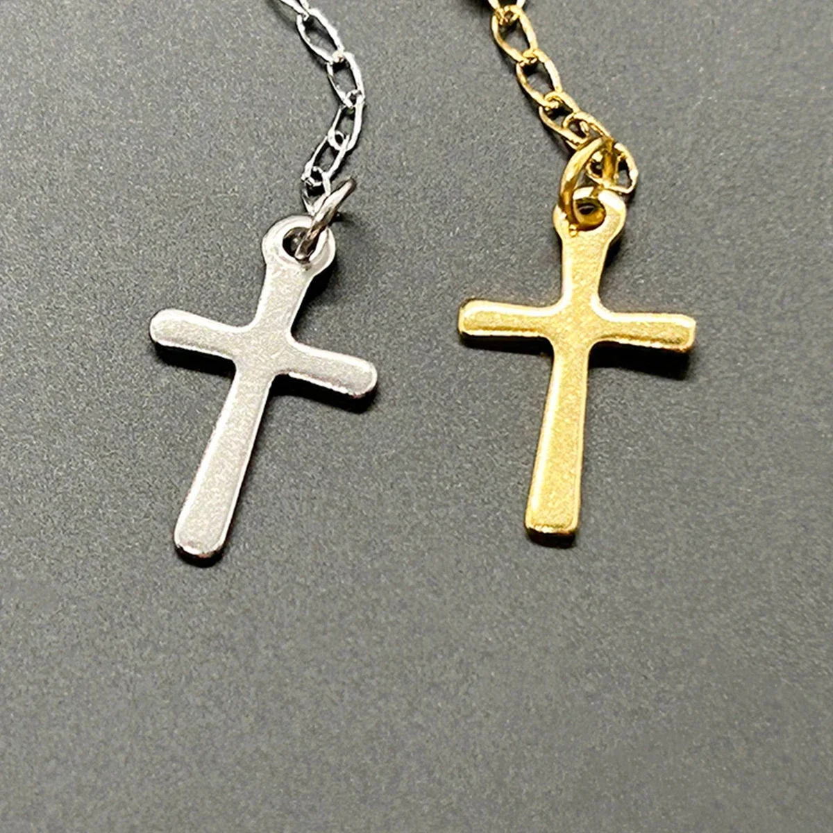 Stainless Steel  Necklaces for Women Men Long Chain Crucifix Cross Pendant Necklace Jewelry Gift