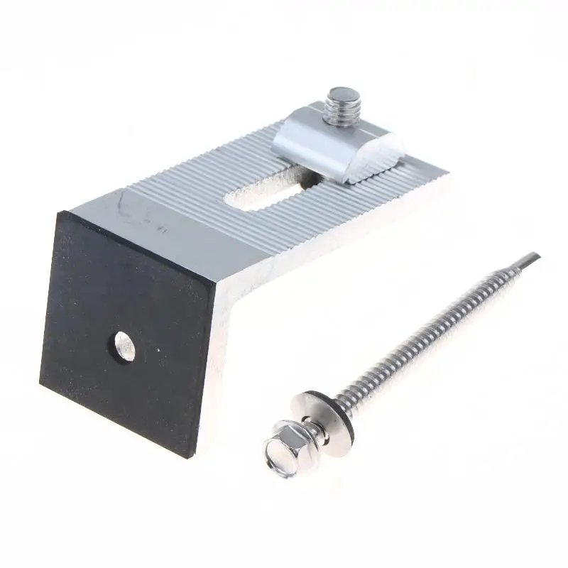 Rustproof Aluminum L Bracket for Solar Panel Mounting Easy Install for RV Boat Off Roof Solar Power System