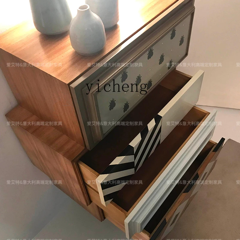 ZZ فن الصدر أثاث خزانة كلاسيكية إبداعية ديكور منزلي فاخر #3