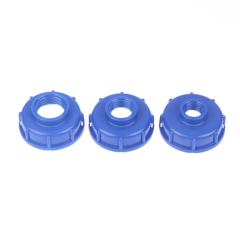 Azul ibc água ibc tanque encaixe s60x6 rosca para 1/2 "3/4" 1 "conector de mangueira de jardim ibc tanque válvula adaptador de substituição