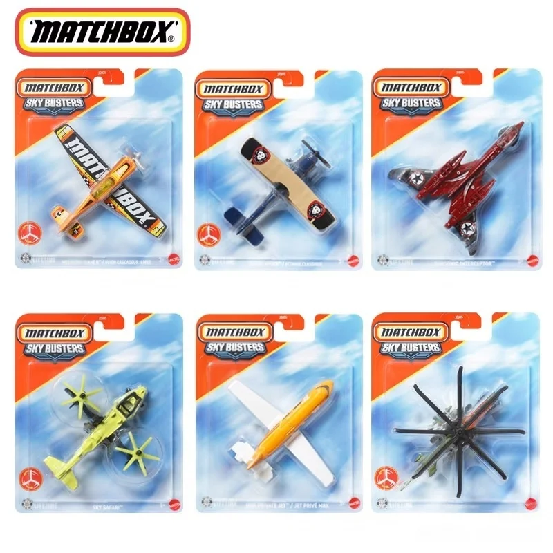 

Matchbox Cloud Crasher Series City Hero Airplane Model Toy For Boys Non-RTR Model Car Toys Collectible Vehicles JDJ05