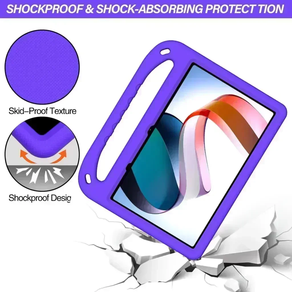 Kids Safe EVA Case For Xiaomi Pad 6 5 Pro Redmi Pad 10.6 2022 SE 11 inch ShockProof EVA Tablet Cover Mi Pad 4 Plus Stand Case