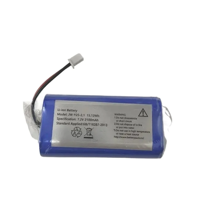 Newest JW-Y2S-2.1 7.2V 15.12Wh 2100mAh Lithium-ion Rechargeable Battery Pack for High Quality High Capacity Replacement Battery