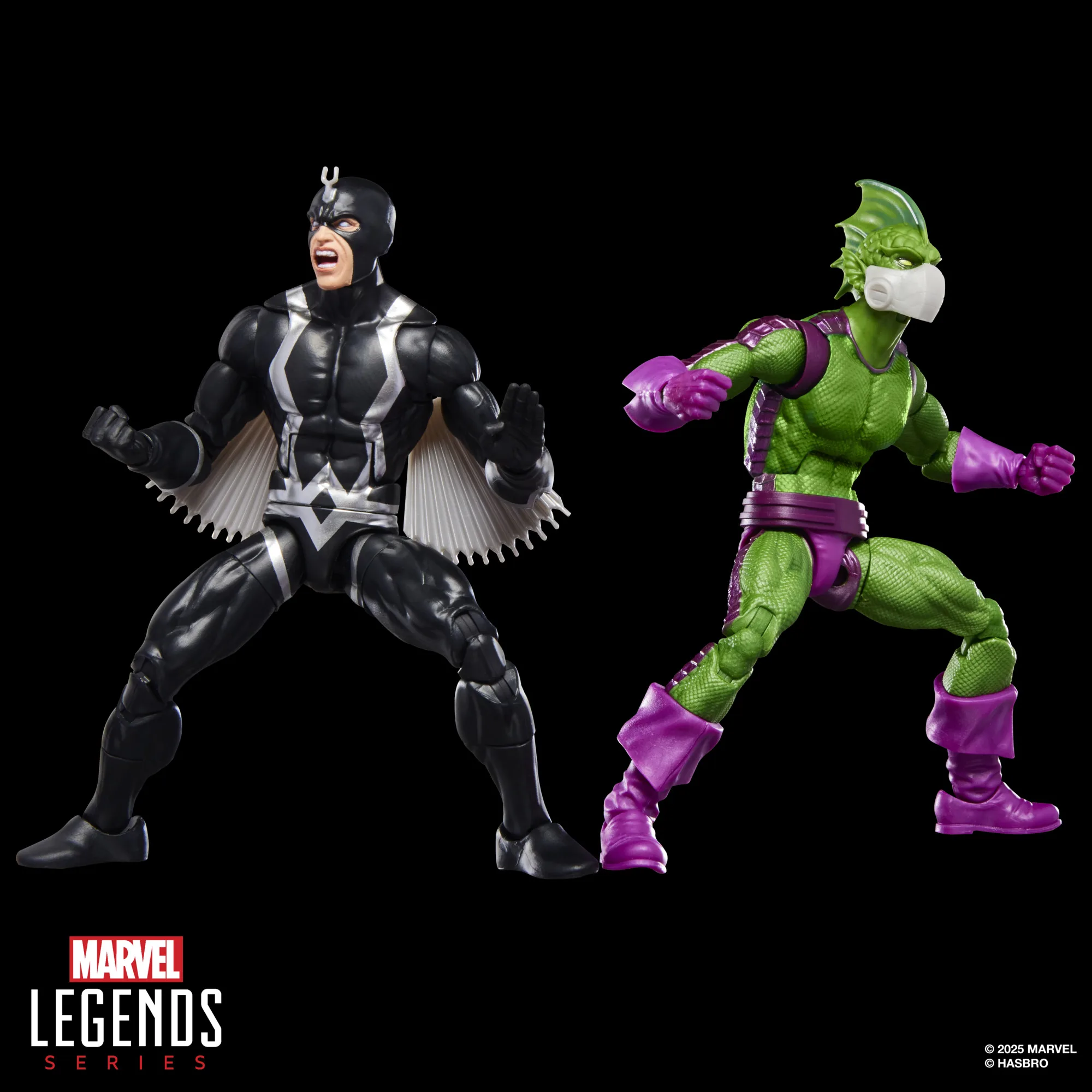 Figurine d'action Marvel Legends Series Inhumans Black Bolt & Triton, 6 pouces, articulations mobiles, jouet de collection, figurine Marvel, décoration de salle, cadeau