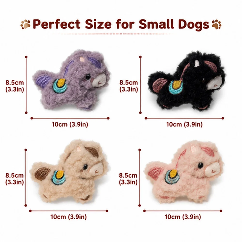 Juguete masticable de peluche para cachorros y perros pequeños - imagen 3