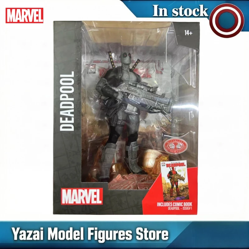 

Оригинальная серия Marvel Legends включает в себя комикс и фигурку Дэдпула, модель игрушки в подарок.