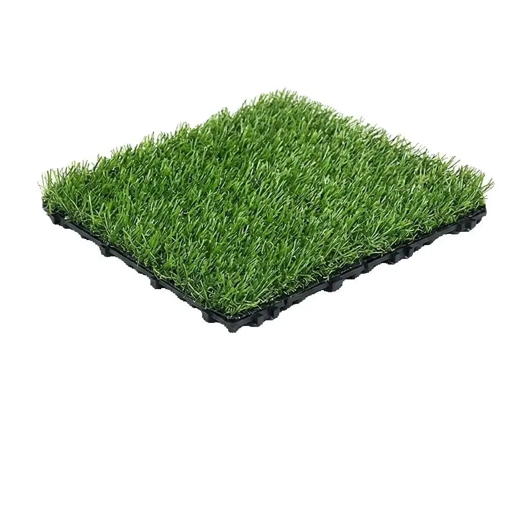 10pcs Spliced artificial lawn, anti-slip flooring for decoration of balconies, courtyards, gardens and landscapes grass