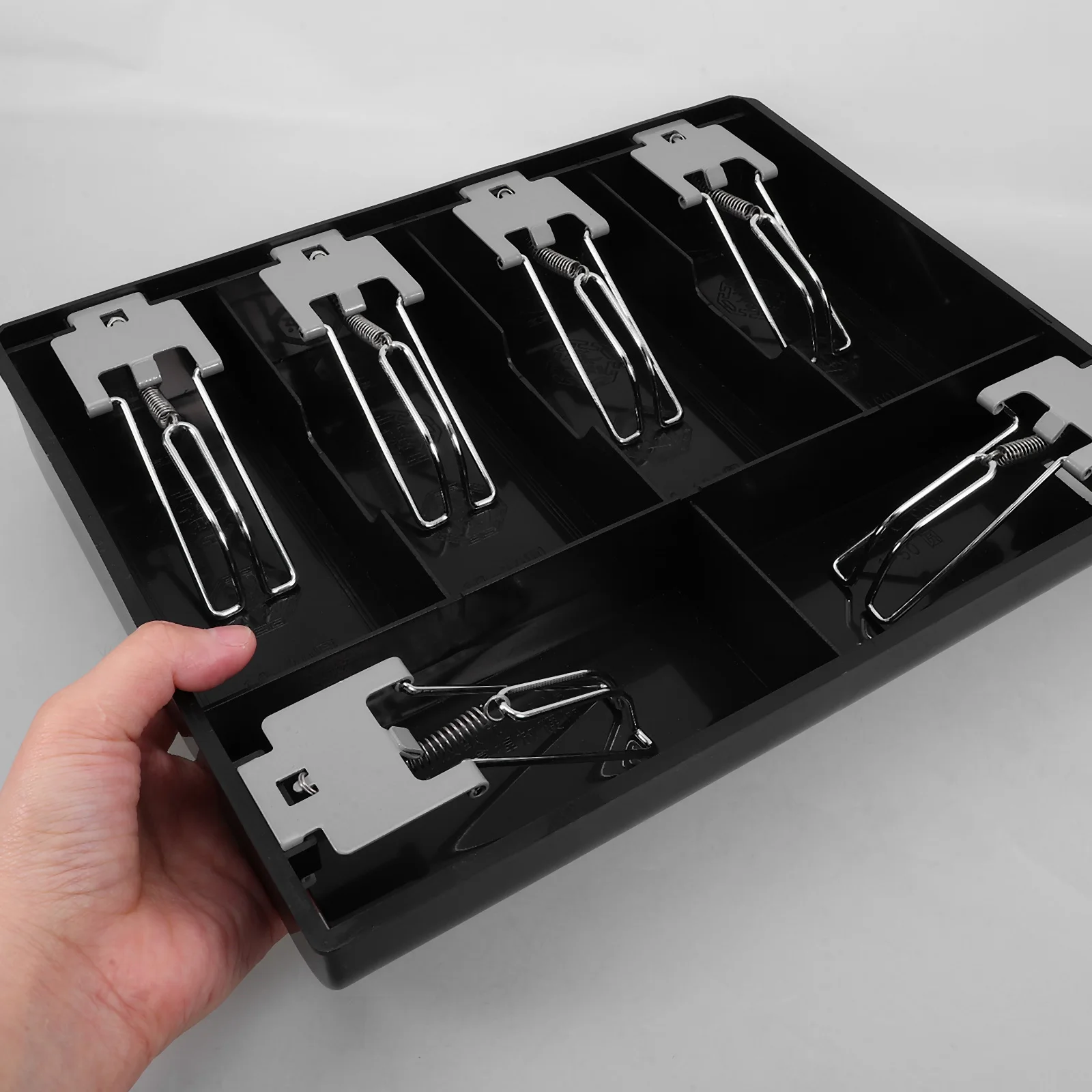 

Six-grid Cash Drawer Multiple Compartment Storage Tray Multi Compartment Bills Coin Storage Money Money Tray Organizer Folder