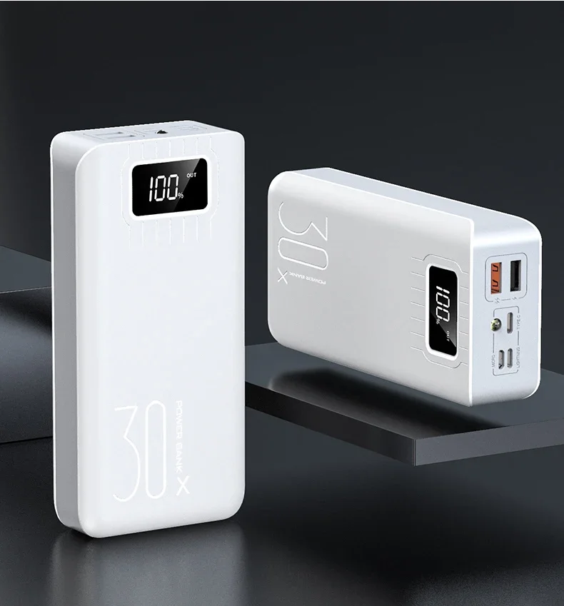 Banco de energía de 30000mAh/40000mAh, Banco de carga portátil, cargador de batería externo para teléfono móvil, Powerbank de 50000 MAh para Xiaomi Mi