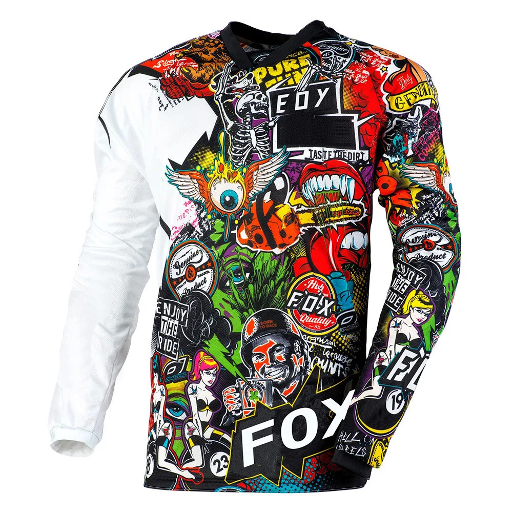 Men's Long Sleeve Motocross Cycling Jersey Eoy Downhill Mountain Bike MTB Shirts Offroad DH Motorcycle Enduro Clothing image 3