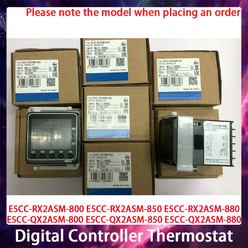 

E5CC-RX2ASM-800 E5CC-RX2ASM-850 E5CC-RX2ASM-880 E5CC-QX2ASM-800 E5CC-QX2ASM-850 E5CC-QX2ASM-880 Digital Controller Thermostat