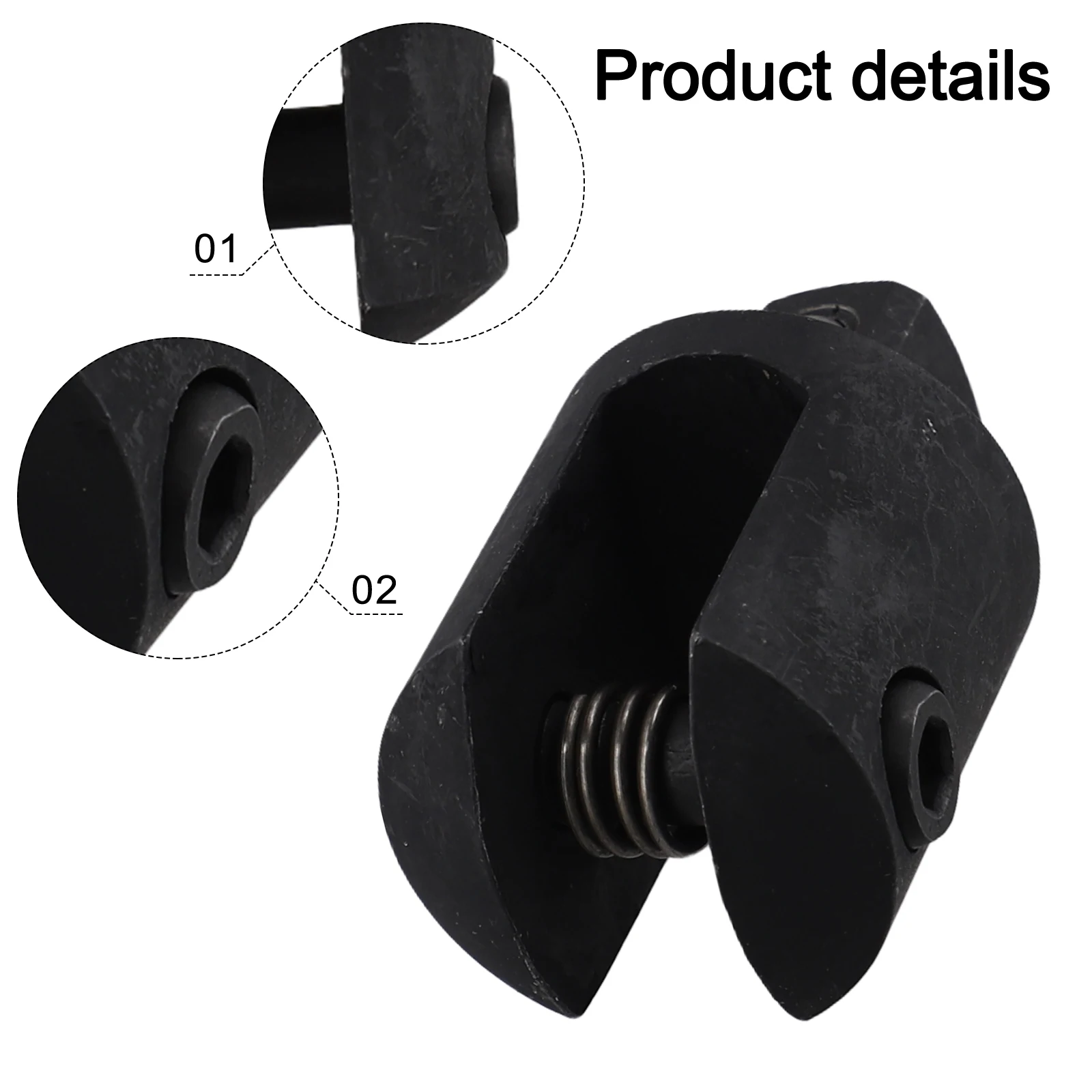 Professional 1/2 Inch Knuckle Breaker Bar Head Replacement Kit with Fixing Hardware for Heavy Duty Applications