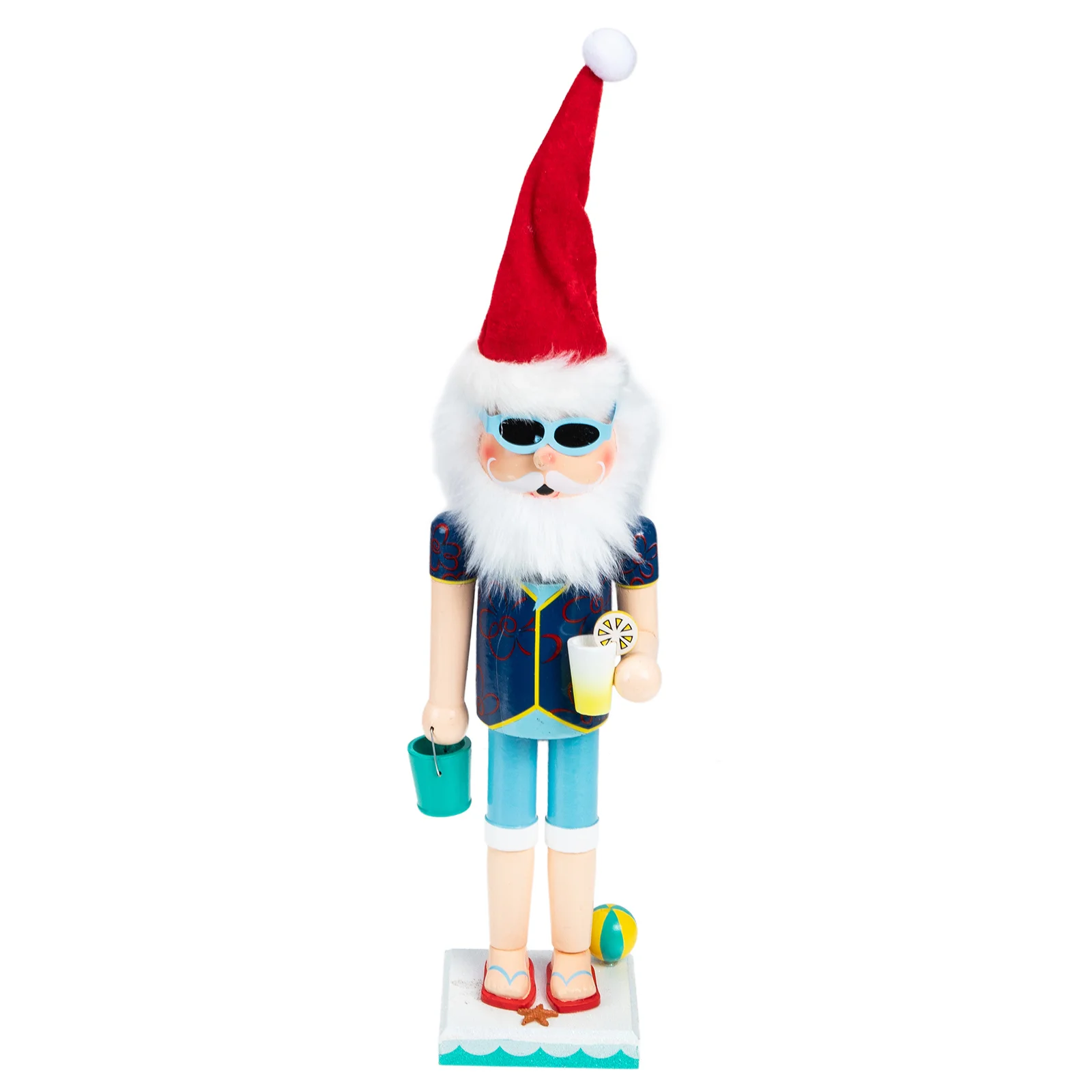 

Christmas Nutcracker Decoration Wooden Santa Nutcracker Ornament Xmas Tabletop Display Xmas Nutcrackers Craft Wood Nutcrackers