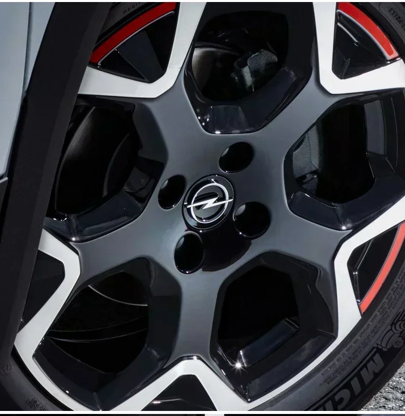 4 قطعة ثلاثية الأبعاد 56 مللي متر 60 مللي متر شعار السيارة عجلة مركز محور السيارات حافة تجديد الغبار واقية شارة يغطي اكسسوارات التصميم صالح لأوبل #3