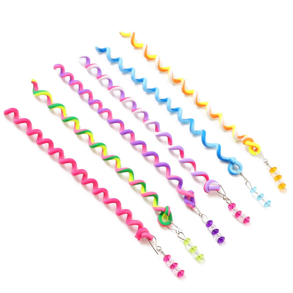

6Pcs Energetic Hair Clips Braiding Tool Styling Accessories For Women Girls Hair Design Bracelet