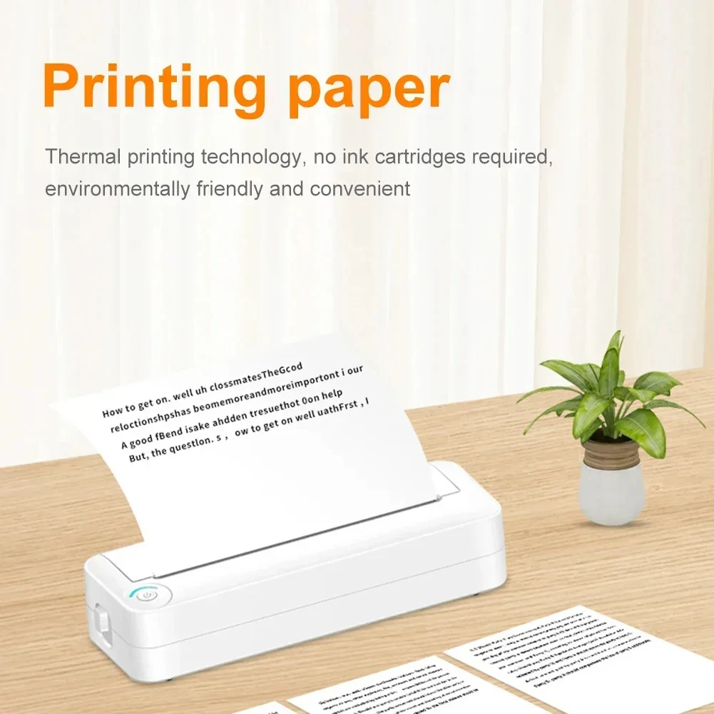 A4 Paper For Thermal Printer Paper 210mm Width Diameter 30mm  Fit For  Transfer Printer Paper for Wireless Bluetooth