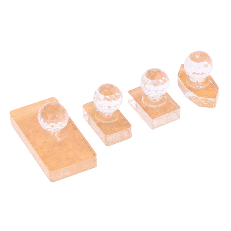 Glass Powder Press Stamp Tool Powder Press Mold Makeup Eyeshadow Foundation Highlighter Repairing Tool Powder Press Stamp