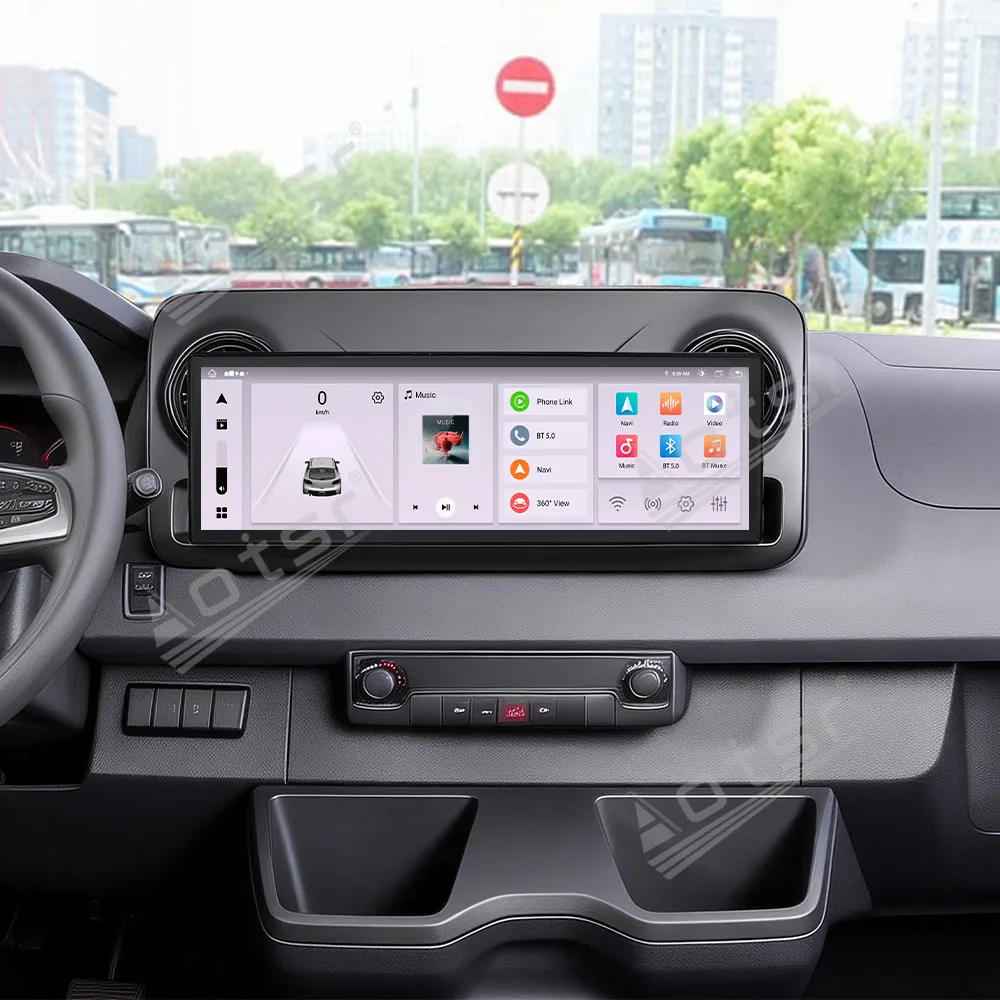 14.9 Inch Car Radio For Mercedes‑Benz Sprinter W907 2018‑2026 GPS Navigation Player Wireless CarPlay Android Auto Stereo Head 4G