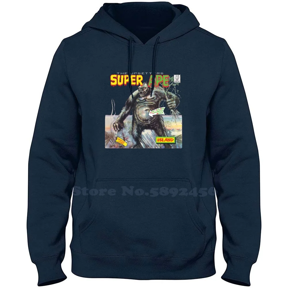 The Upsetters Super Ape-Lee Scratch Perry 100% Pure Cotton Hoodie Lee Scratch Perry Dub Reggae Upsetters Ska Jamaican Kung Fu