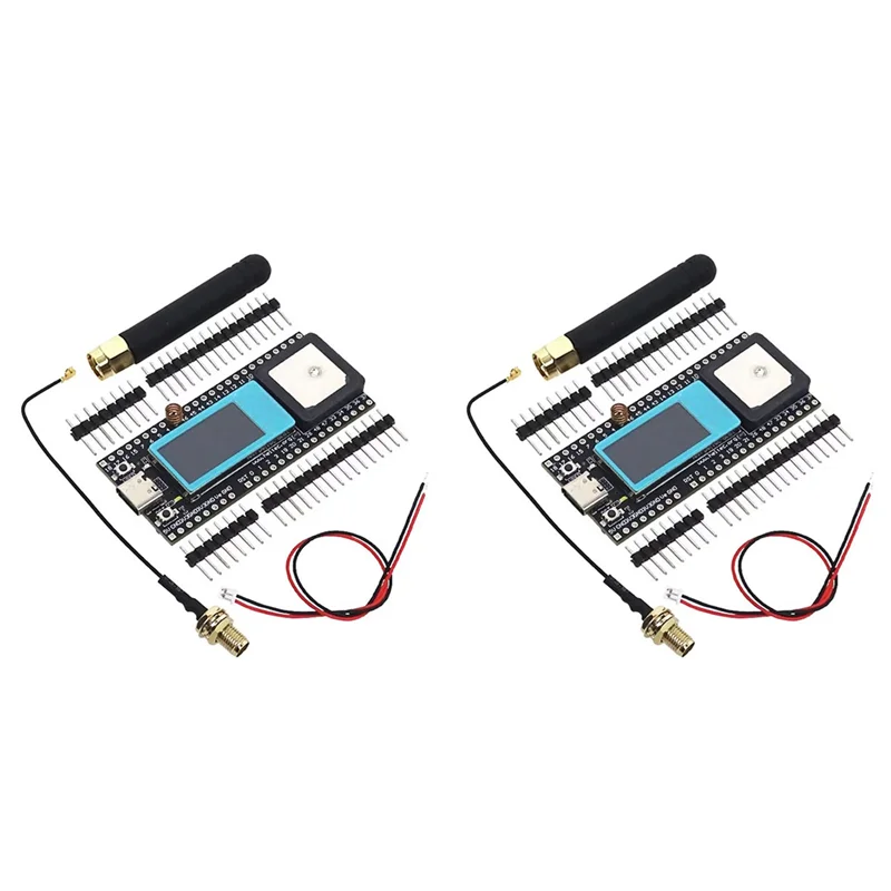 AA60-2X Lora Wireless Tracker ESP32 Lora Meshtastic Asset Tracker SX1262 Wi-Fi Bluetooth GPS Tracker 863-928MHZ For Bike Car